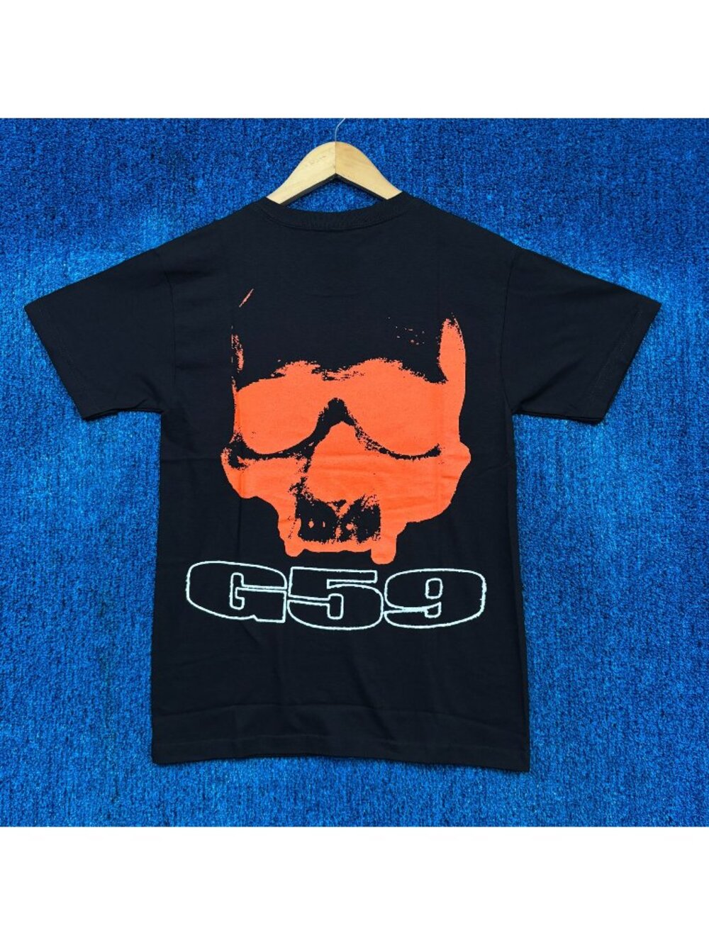 G59 Records x Suicideboys Orange Skull Glow Logo Trap Tee S